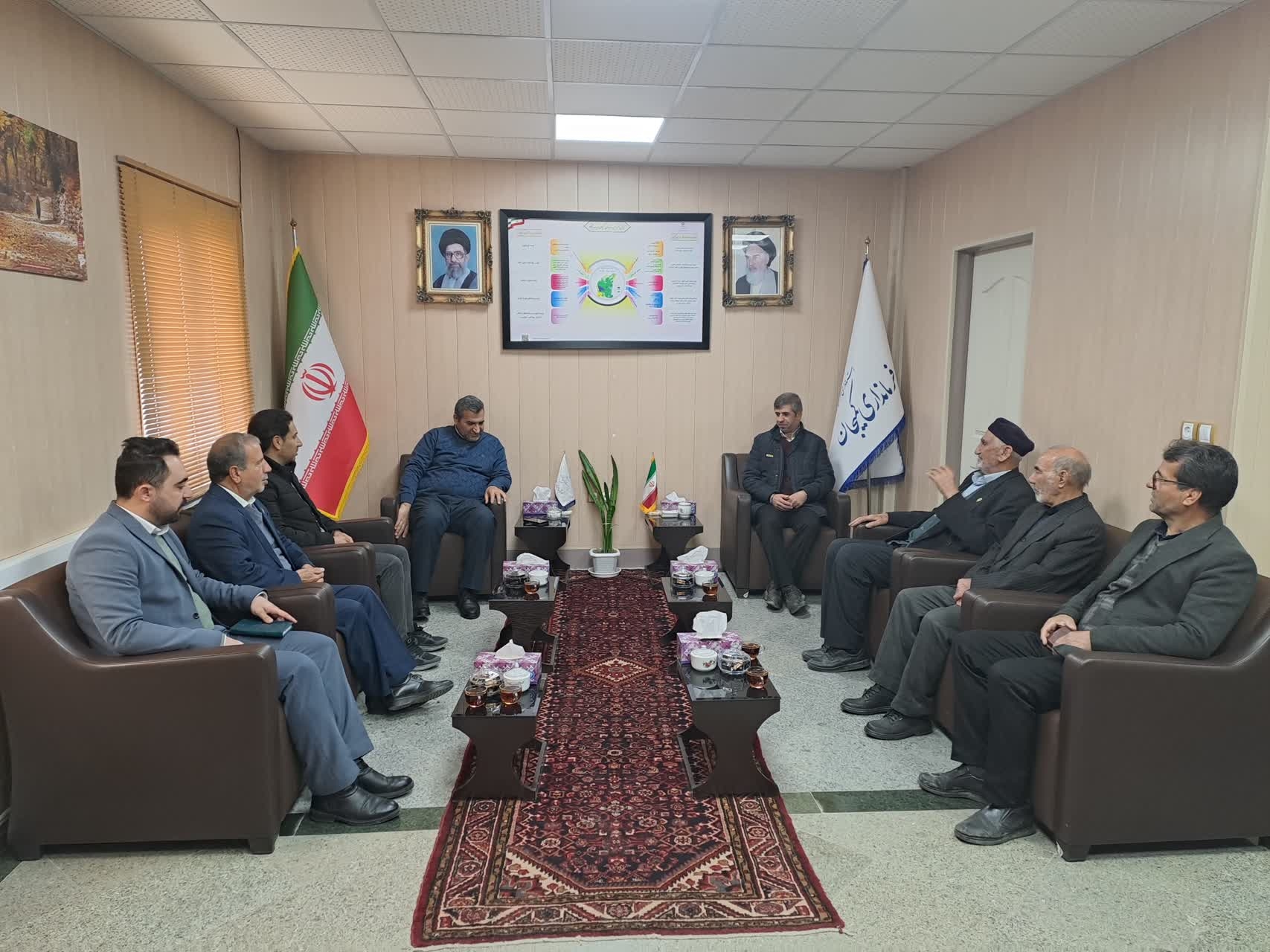 دیدار تعدادی از بزرگان و معتمدین شهر کمیجان