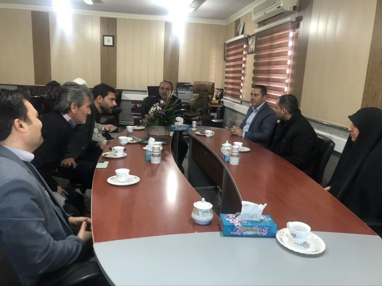 دیدار امام جمــعه پرندک با فرماندار