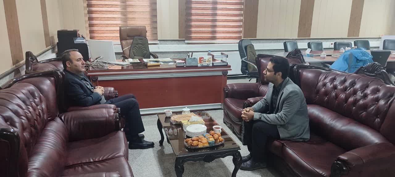 دیدار رئیس اداره مخابرات با فرماندار