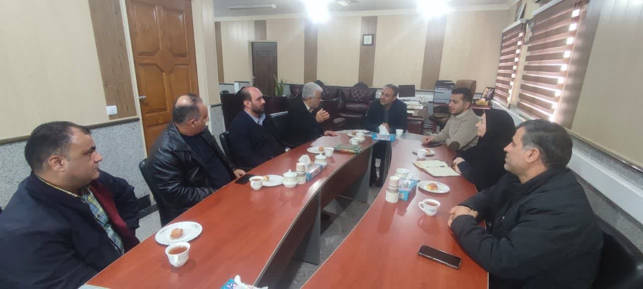 دیدار مدیر جهاد و هیات همراه با فرماندار