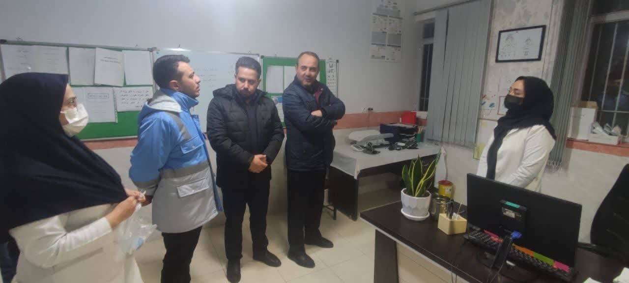 بازدید فرماندار از مرکز بهداشت و سلامت شهر زاویه