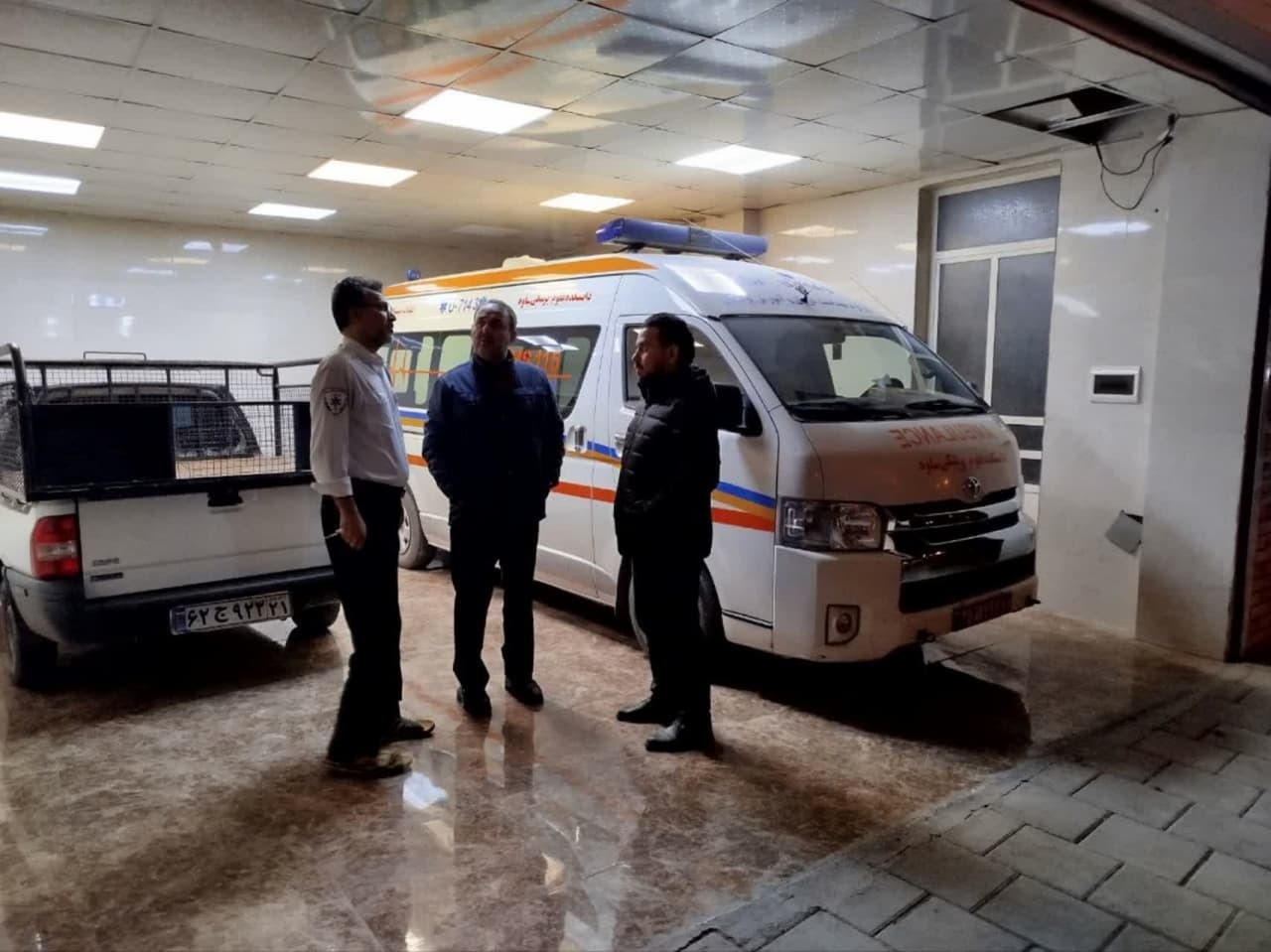 بازدید فرماندار از مرکز اورژانس 115 خشکرود
