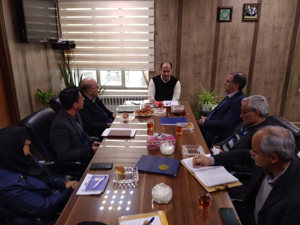 جلسه هماهنگی آموزش و تربیت نیروی متخصص مورد نیاز صنایع شهرستان خمین برگزار شد