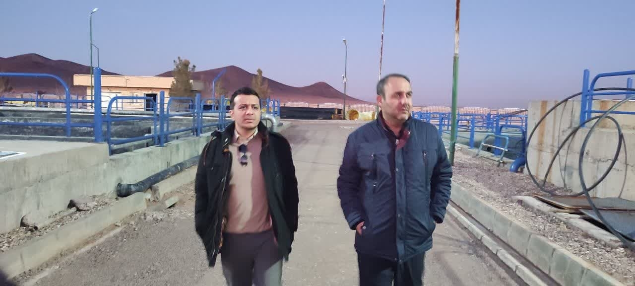 بازدید فرماندار از تصفیه خانه شهرک صنعتی مامونیه