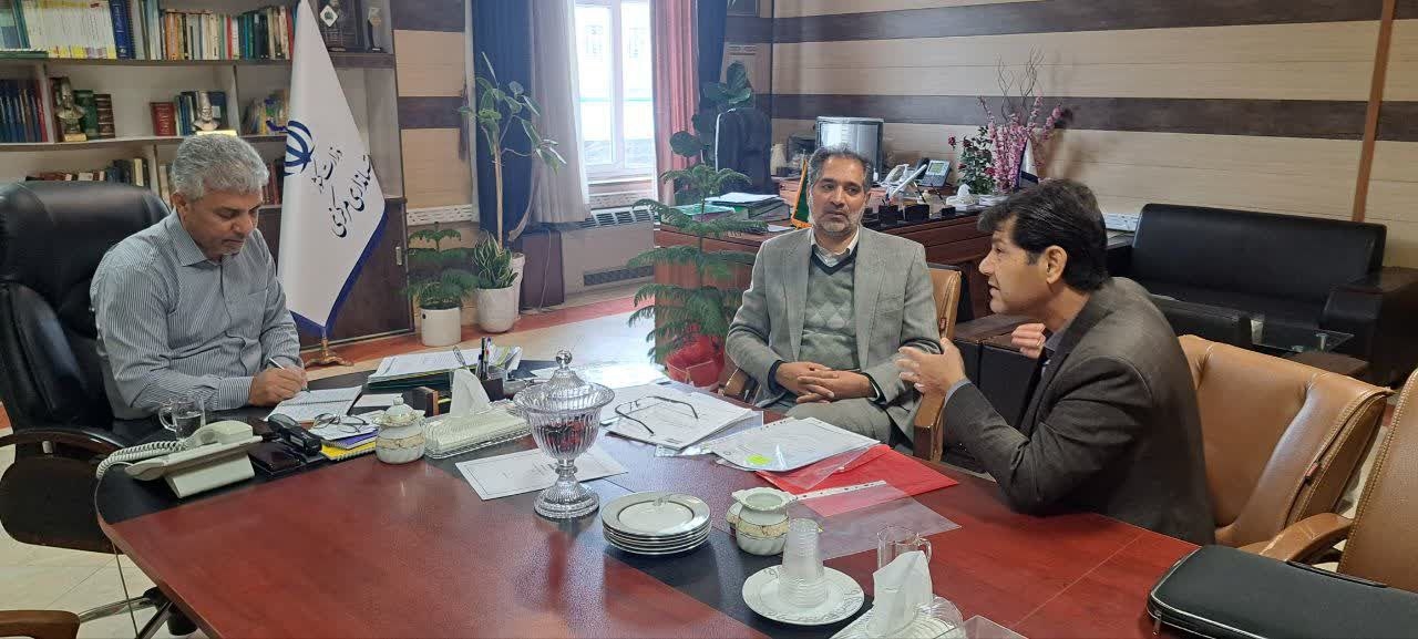 دیدار مدیرعامل شرکت مخابرات استان با سرپرست معاونت هماهنگی امور عمرانی