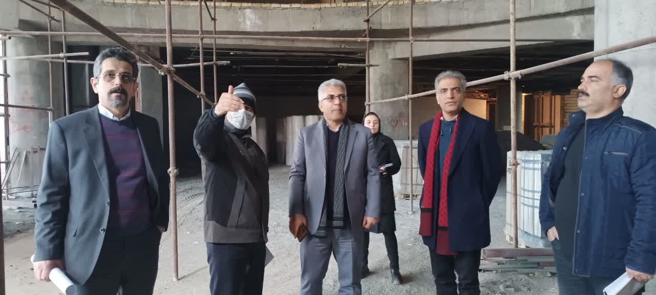 بازديد از پروژه كتابخانه مركزي اراك