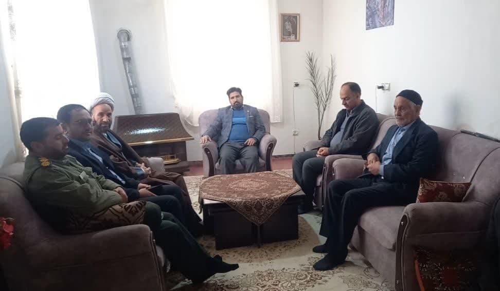 دیدار با خانواده شهید بمناسبت ولادت امیرالمومنین علی(ع) و روز پدر