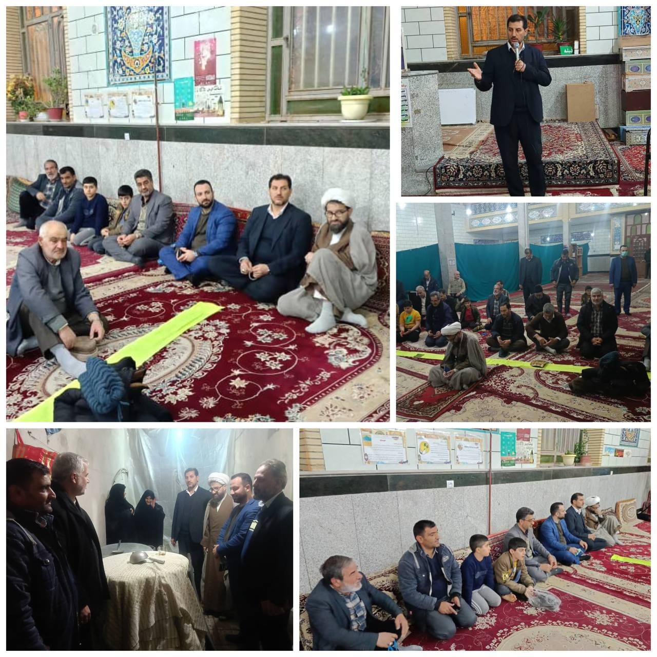 حضور سرپرست فرمانداری شهرستان شازند در جمع با صفای نمازگزاران‌ مسجد امام حسین(ع) شهر شازند