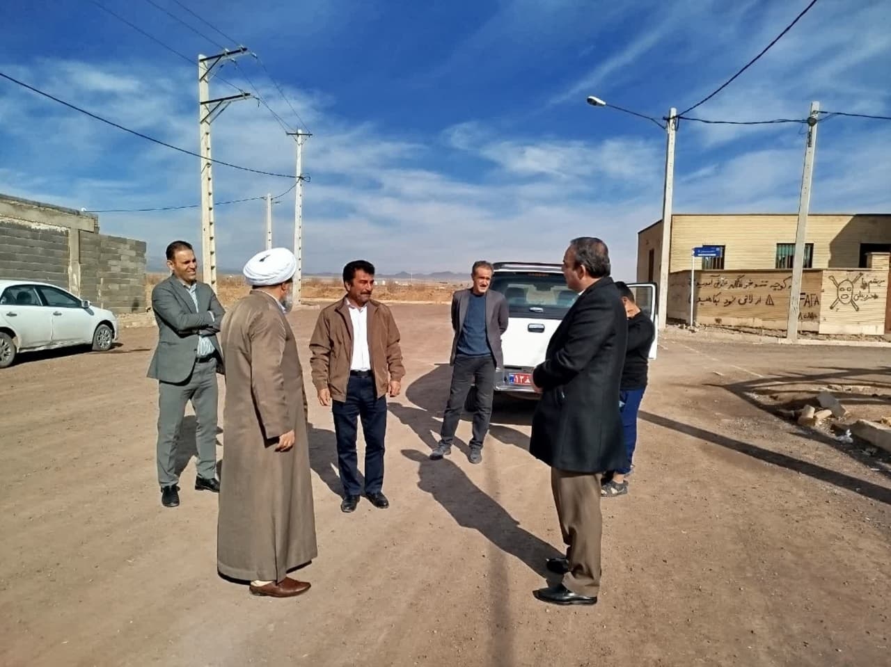 بازدید از معابر؛ انهار و وضعیت بهداشتی مسکن مهر شهر زاویه