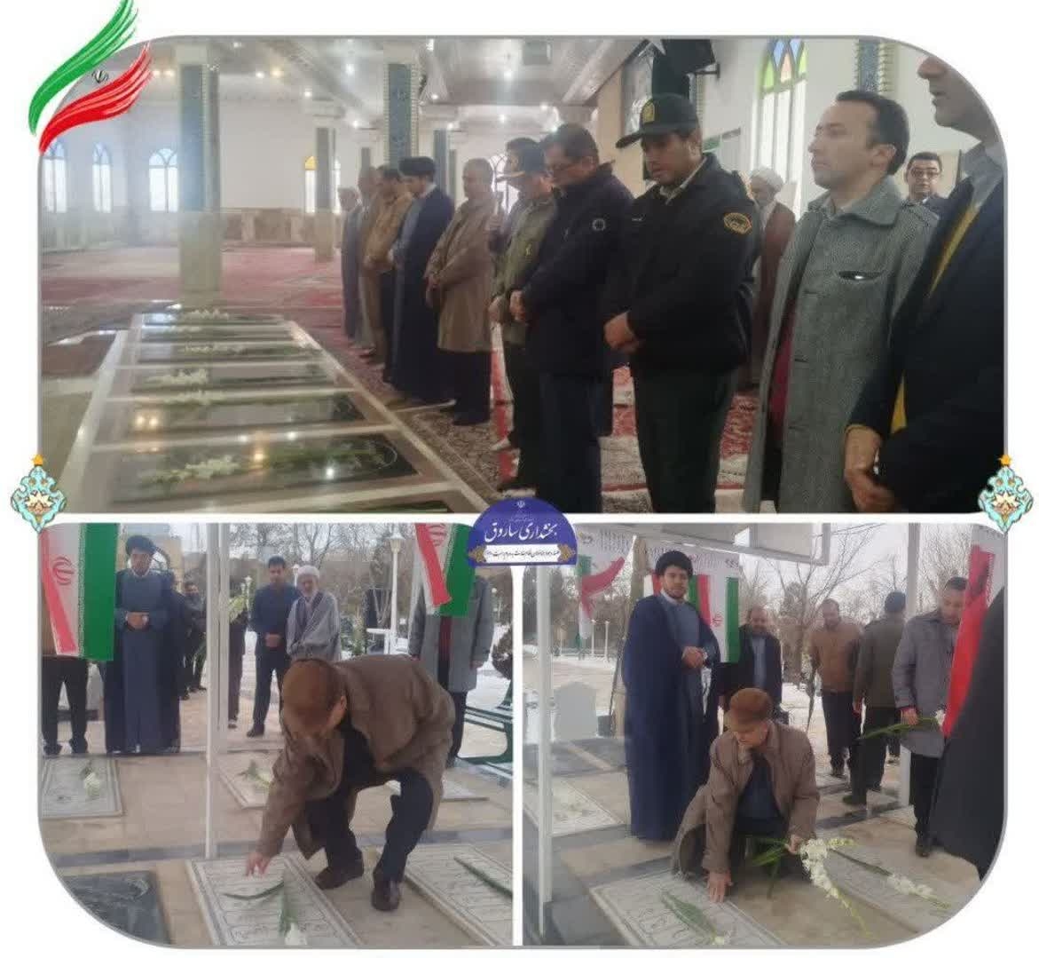 اولین سفر کاری  دکتر حمیدی سرپرست فرمانداری به بخش ساروق