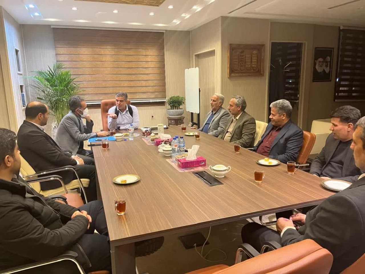 نشست سرپرست فرمانداری و نماینده مردم خمین در مجلس با استاندار مرکزی برگزار شد