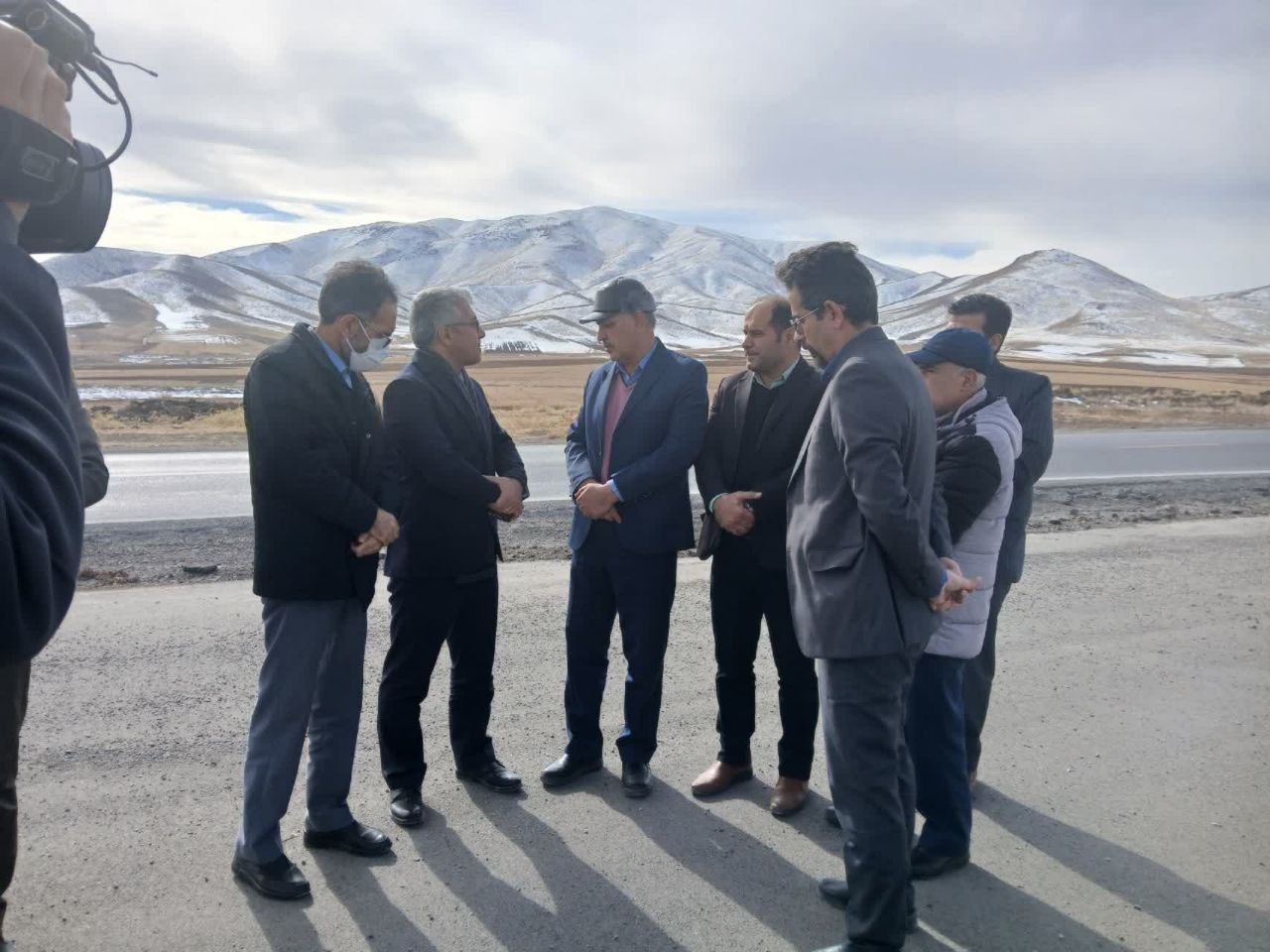 بازدید از پروژه راه خمین به الیگودرز و کمربندی