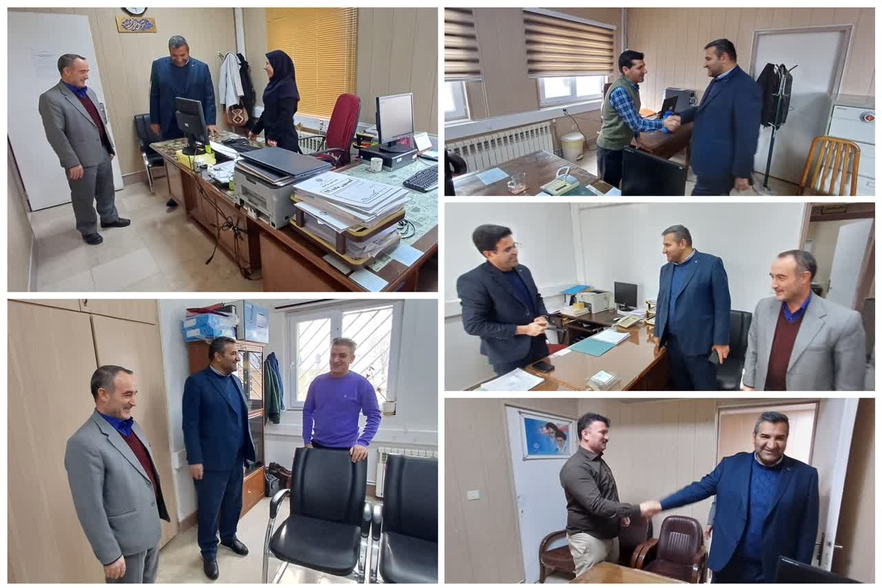 بازدید دکتر مددی سرپرست فرمانداری  از واحد های فرمانداری