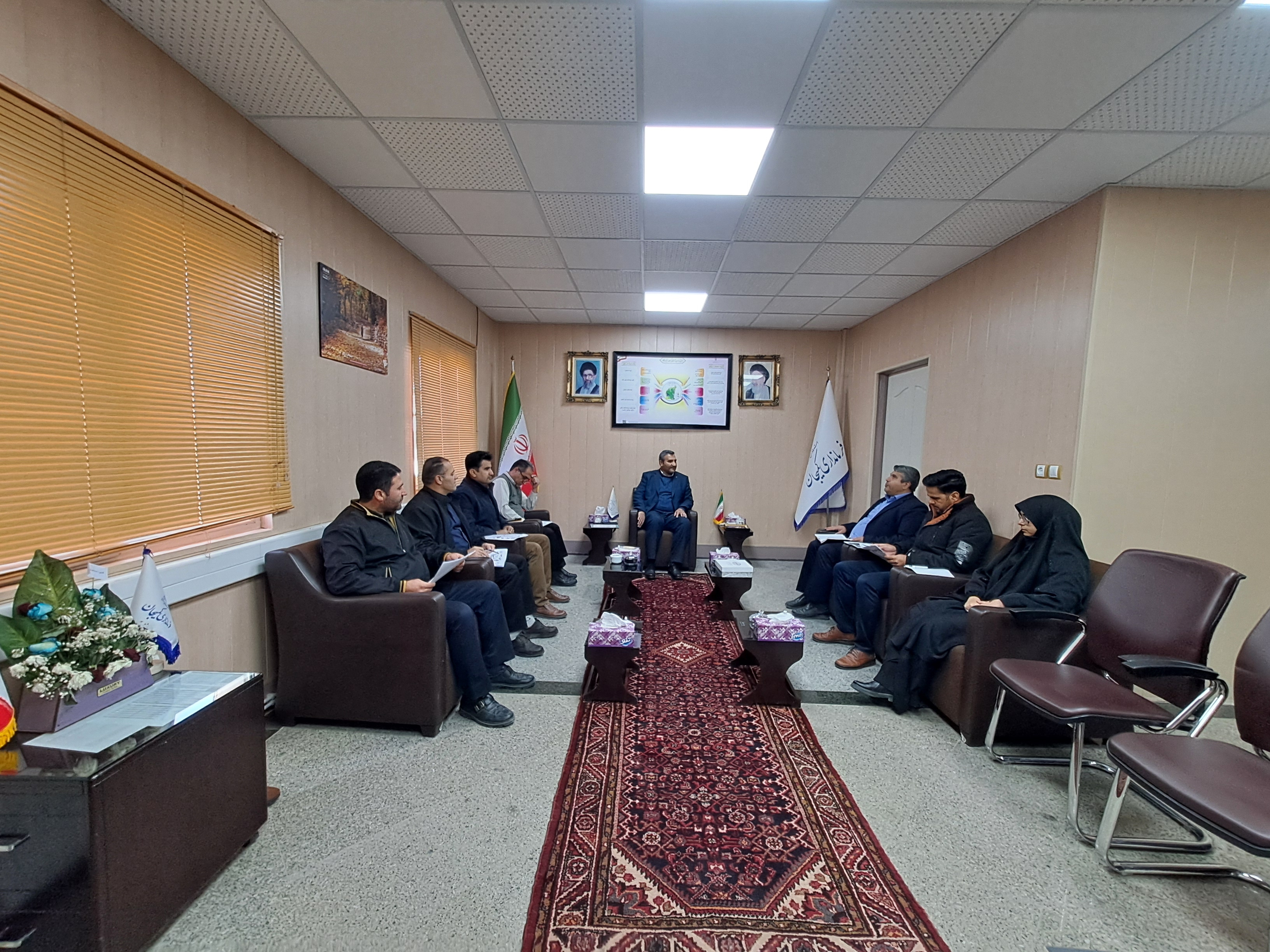 دیدار رسولی رئیس کمیته امداد امام خمینی (ره) شهرستان به اتفاق همکاران با فرماندار