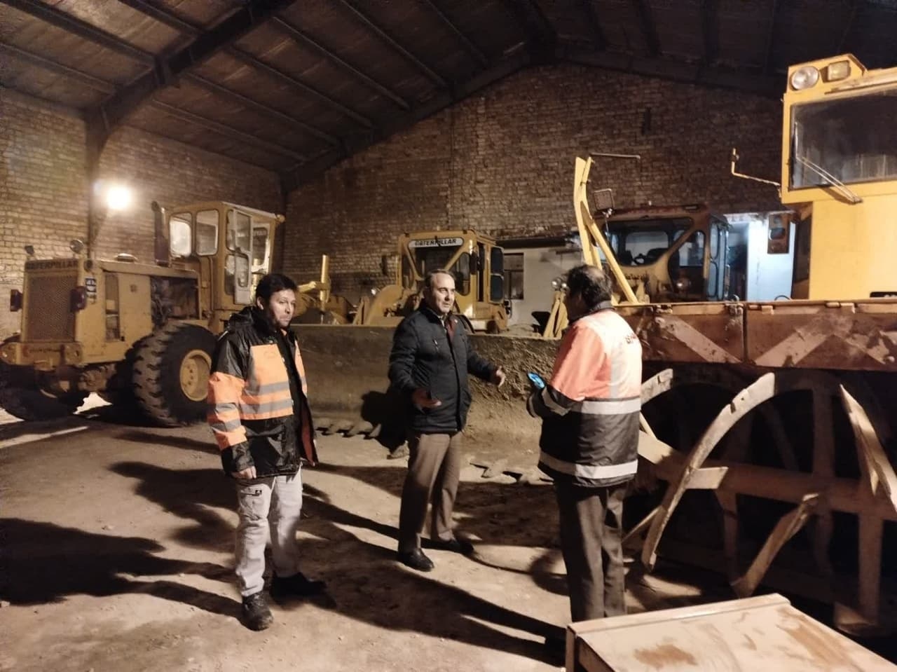 بازدید از تجهیزات مستقر در راهدارخانه بخش خرقان