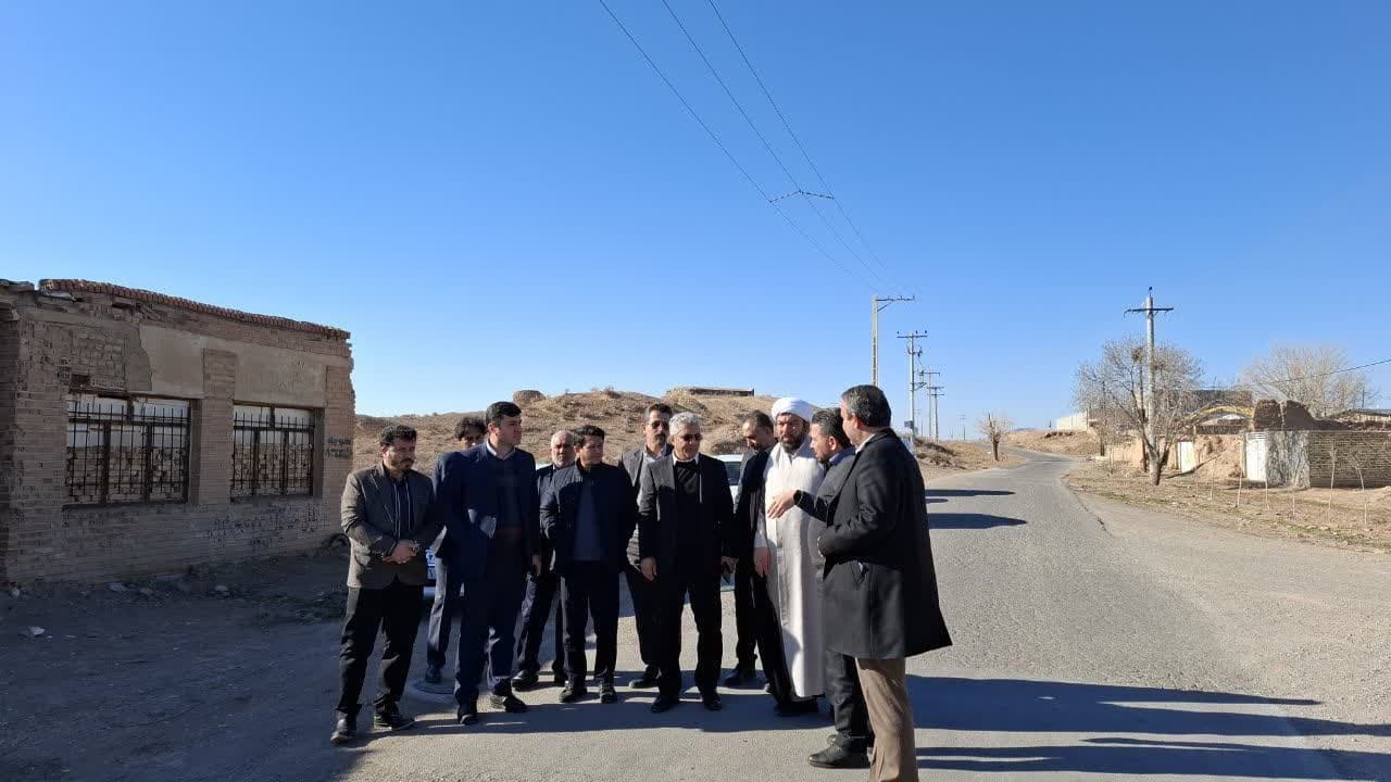 بازدید از طرح اولیه امکان سنجی گازرسانی روستای سلطان احمدلو