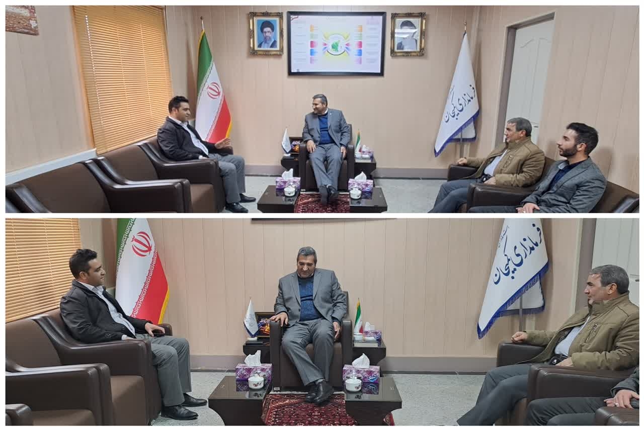 دیدار مدیرکل نوسازی مدارس استان مرکزی با سرپرست فرمانداری شهرستان کمیجان