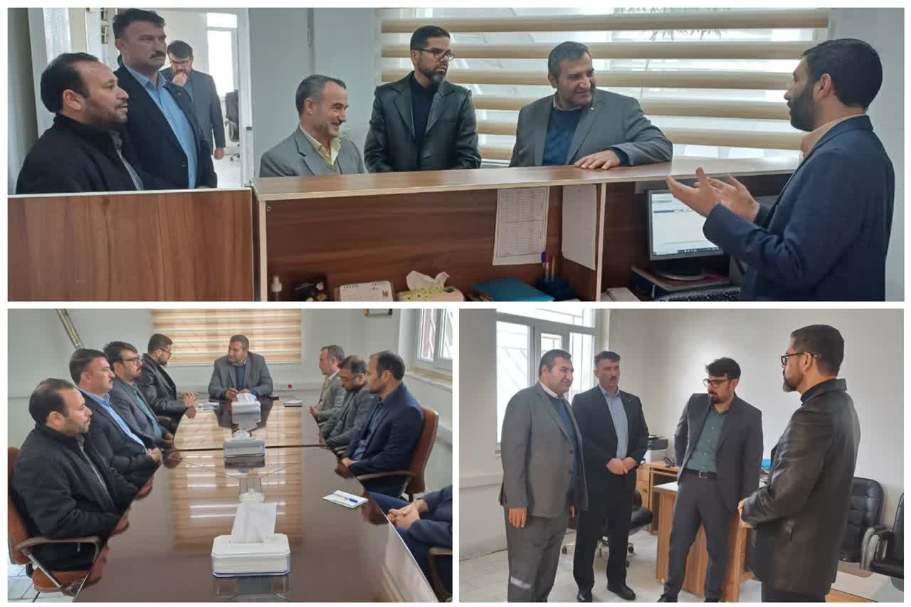 بازدید دکتر مددی سرپرست فرمانداری از بخشداری میلاجرد