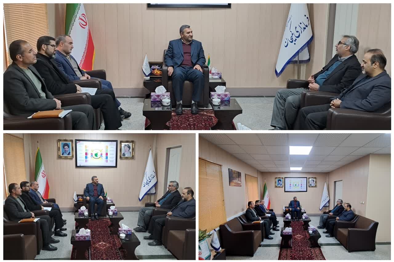 دیدار  مدیرکل هواشناسی استان با دکتر مددی سرپرست فرمانداری شهرستان کمیجان