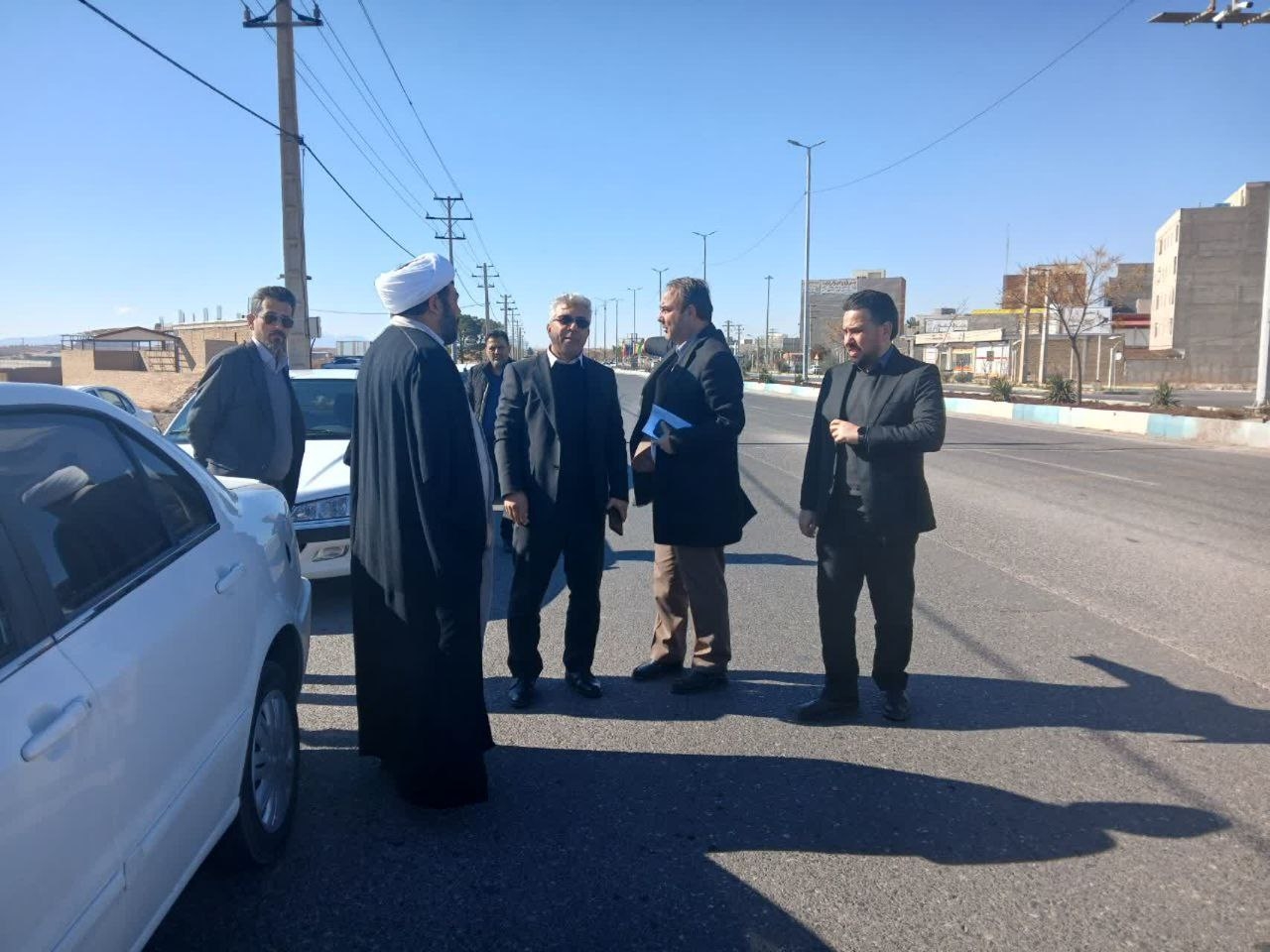 بازدید از جاده اتوبان مامونیه به زاویه شهرستان زرندیه