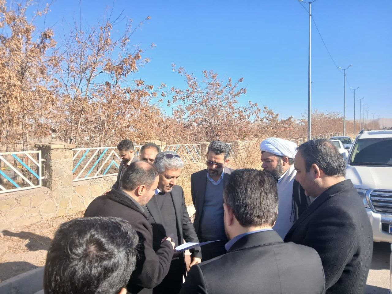 بازدید از وضعیت توسعه بخشداری خرقان