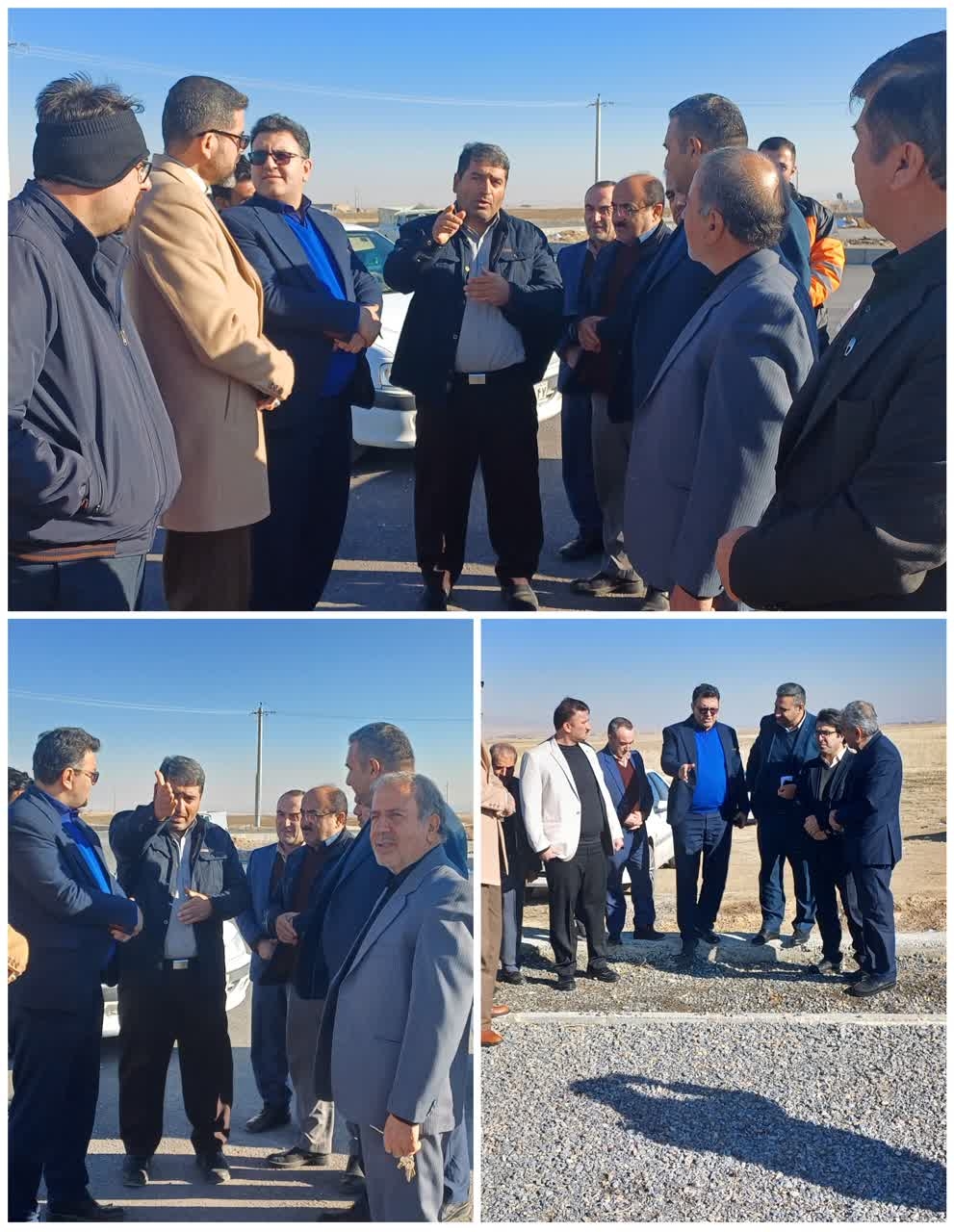 بازدید دکتر جمالیان نماینده مردم اراک ، کمیجان و خنداب در مجلس شورای اسلامی  از محور مواصلاتی کمیجان به قهاوند