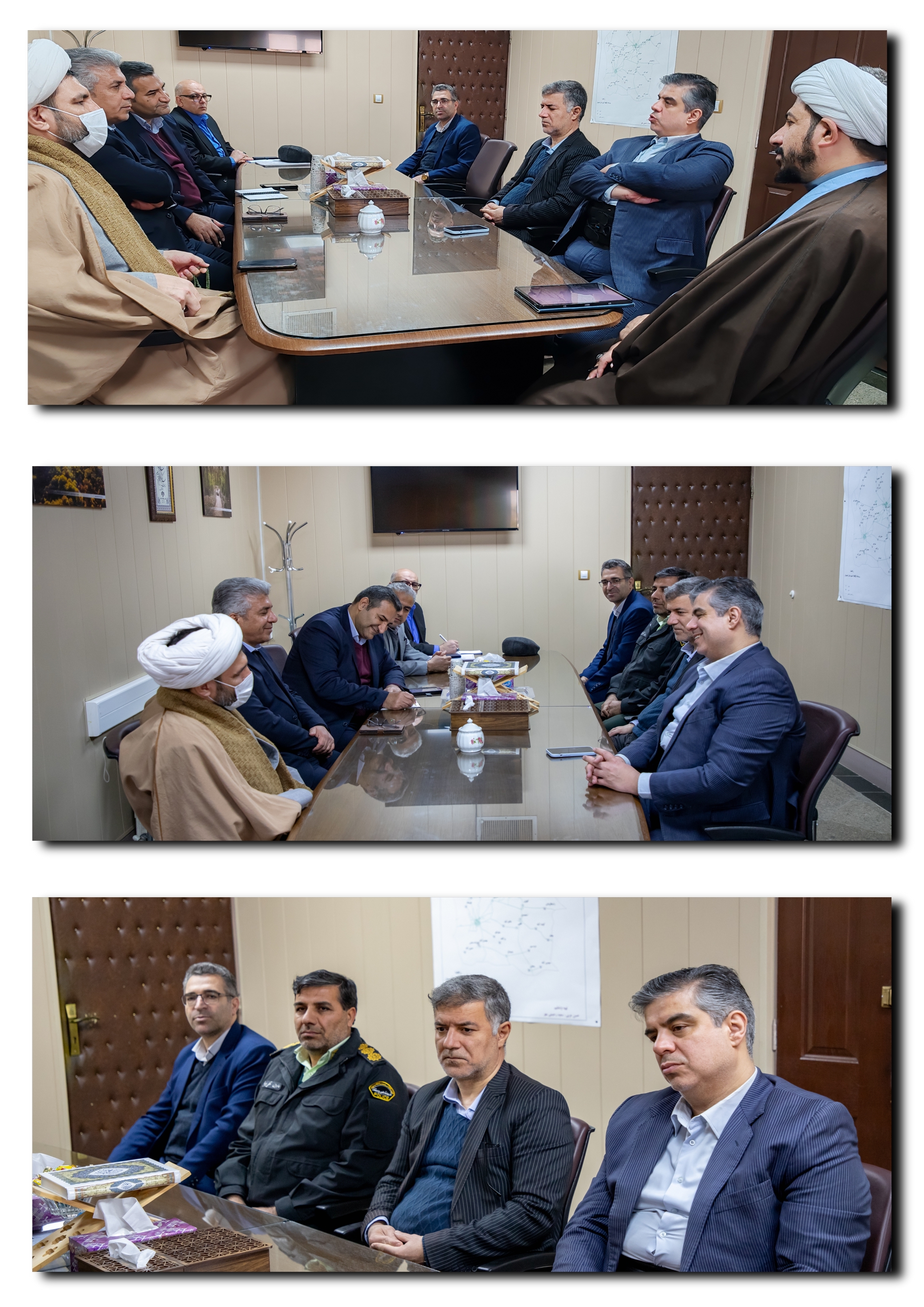 بررسی مسائل مختلف در حوزه های عمرانی، اقتصادی ، فرهنگی و اجتماعی  شهرستان با حضور استاندار مرکزی و معاونین ایشان