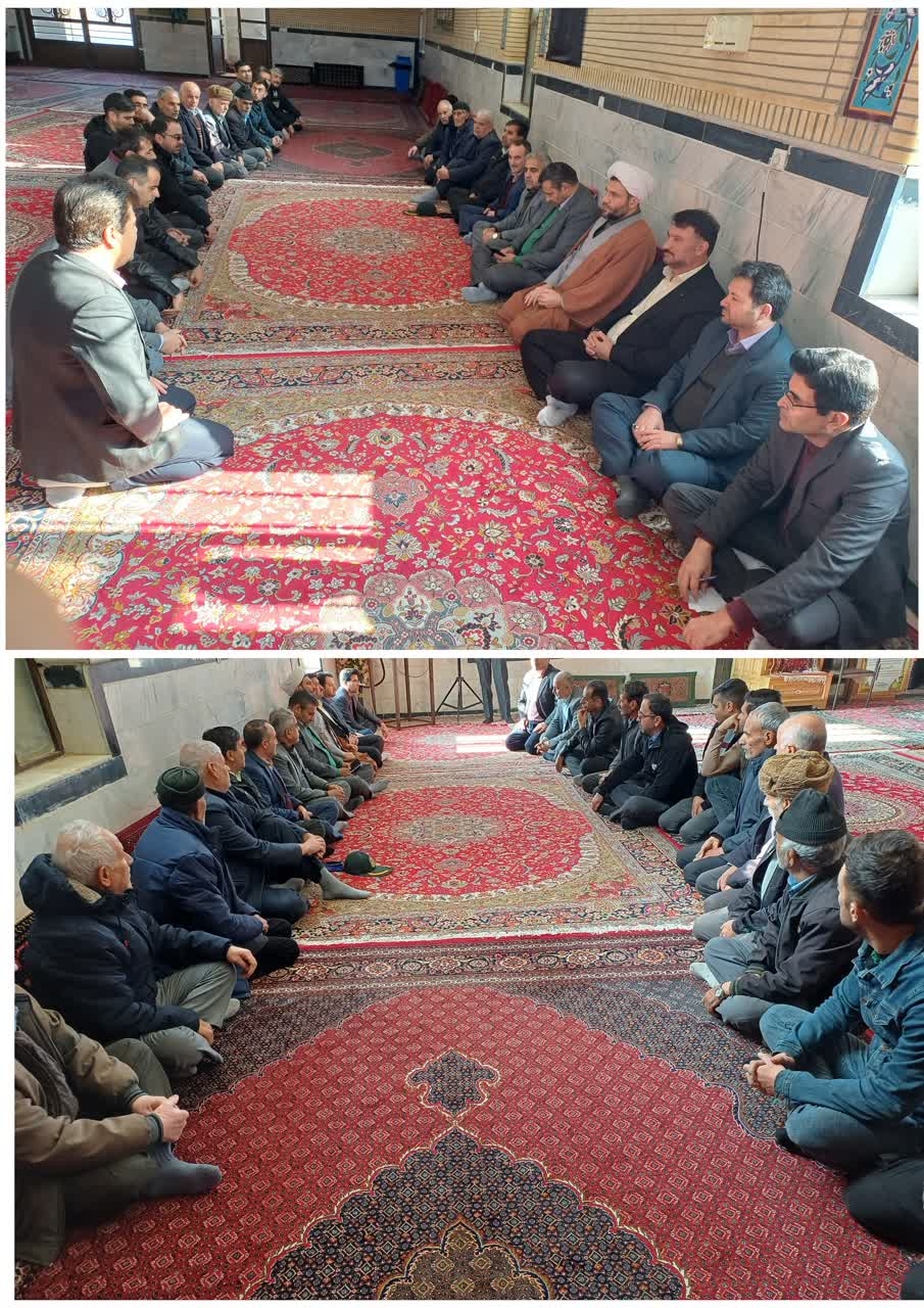 دیدار مردمی  مسئولین شهرستان با اهالی روستای فتح آباد