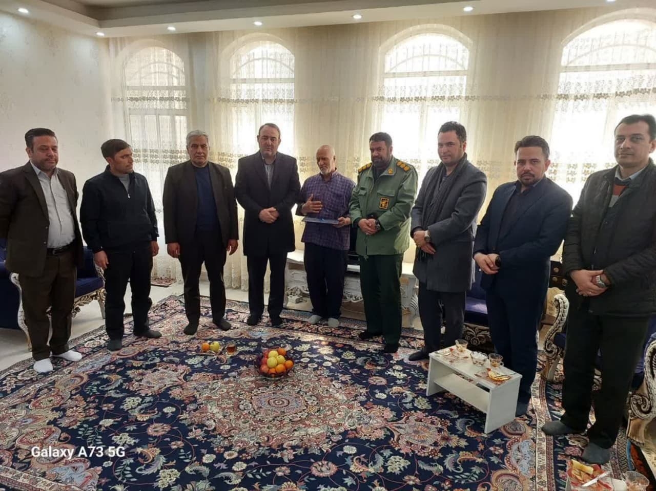 دیداربا جانباز سرافراز جناب آقای محمدتقی خدادادی