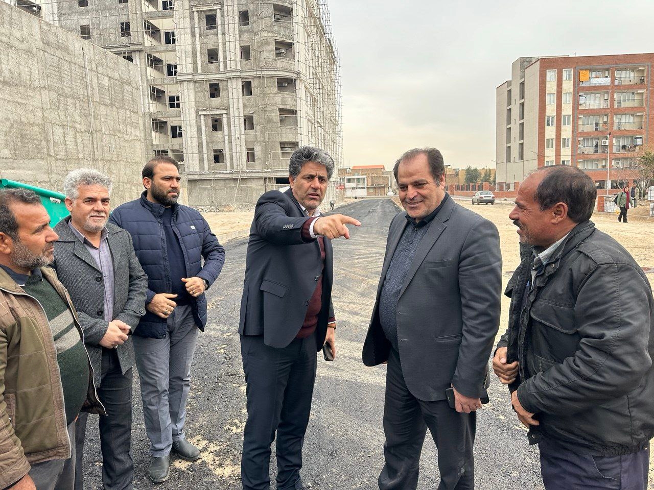 بازدید میدانی فرماندار از پروژه های عمرانی
