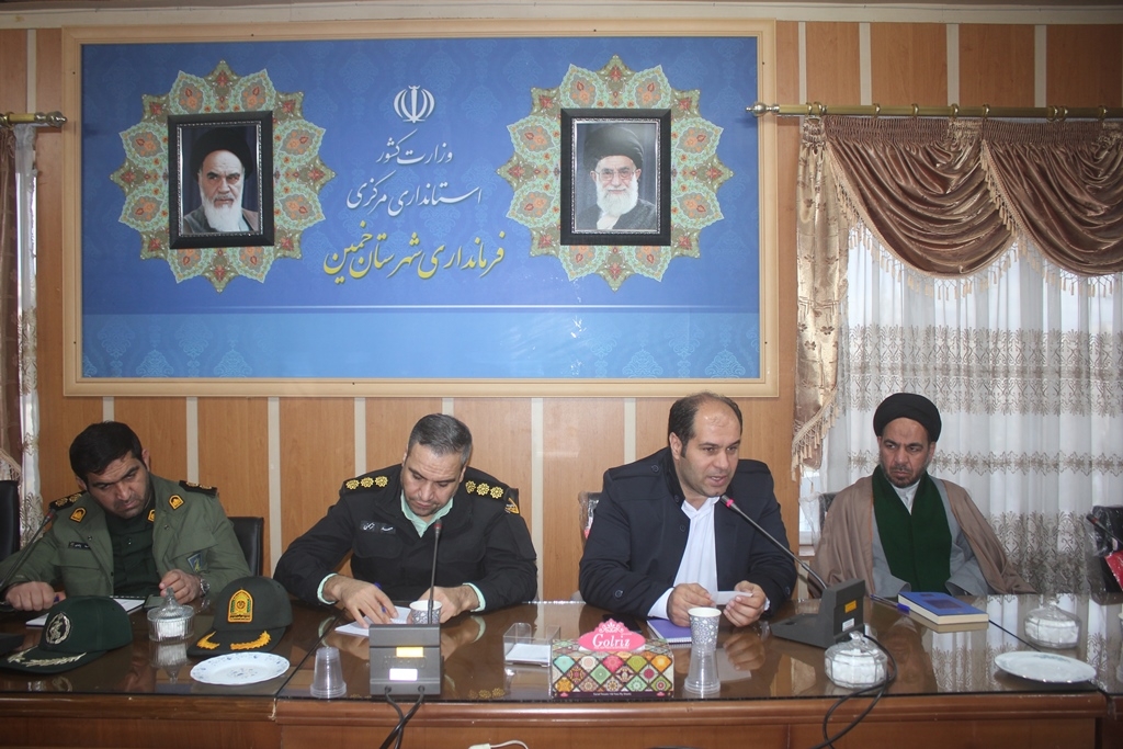 جلسه هماهنگی برگزاری راهپیمایی یوم الله 22 بهمن 1403 در شهرستان خمین برگزار شد