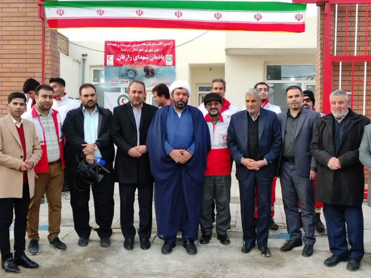 افتتاح پایگاه امداد و نجات هلال احمر شهدای رازقان