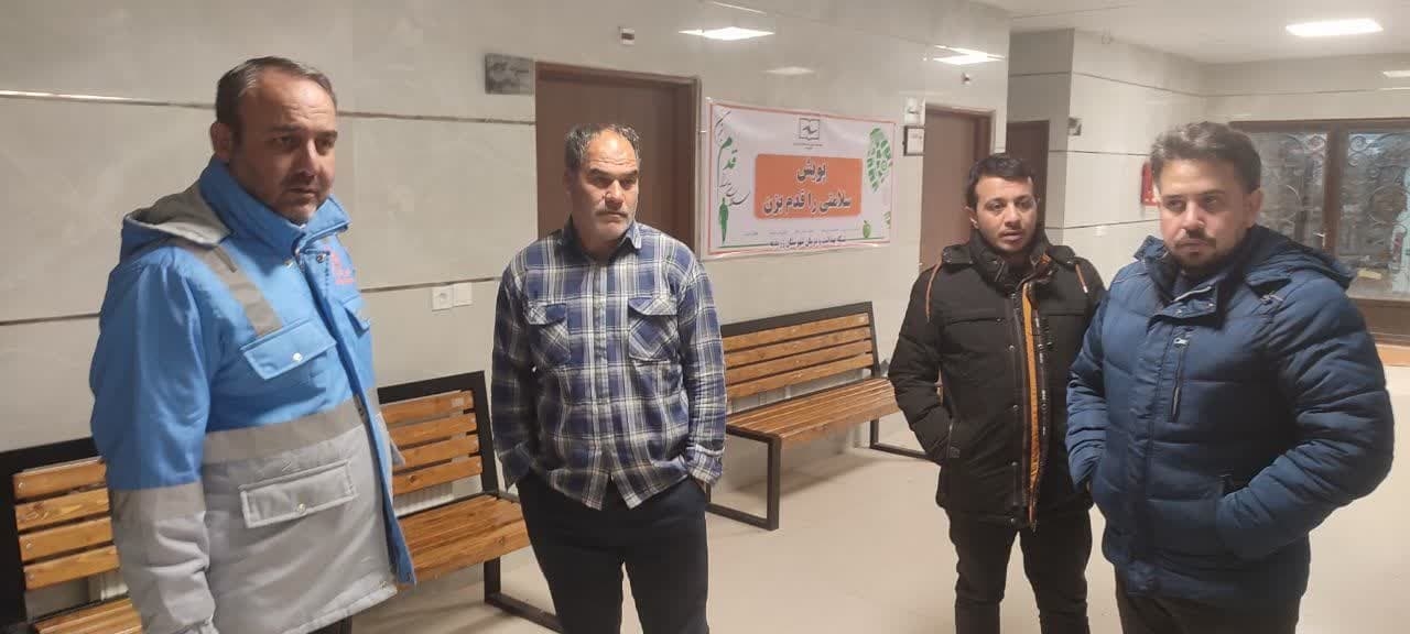 بازدید از وضعیت نحوه خدمات رسانی درمانگاه شبانه روزی شهر رازقان