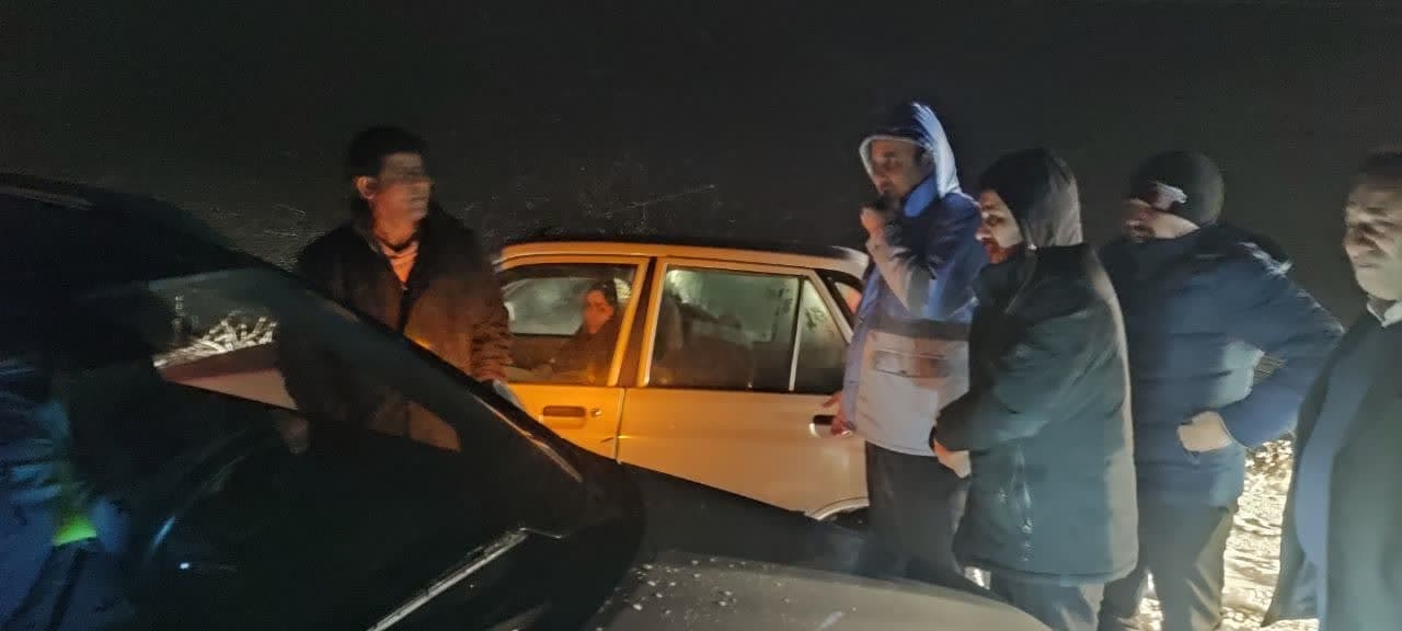 بازدید  از وضعیت راه‌های بخش خرقان