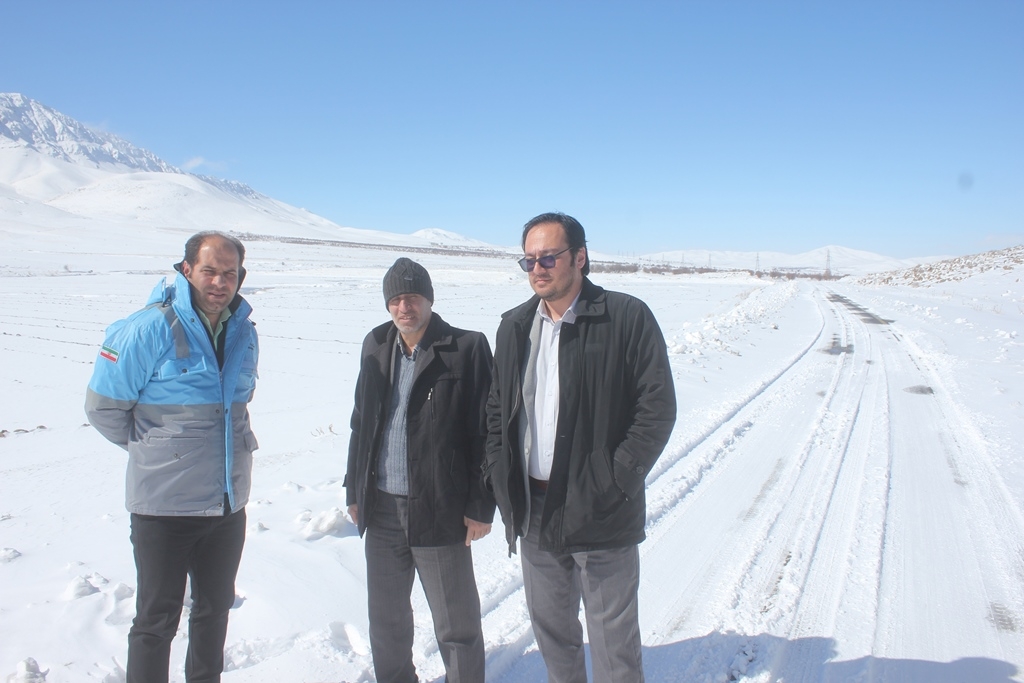 سرپرست فرمانداری از وضعیت محورهای مواصلاتی شهرستان خمین بازدید کرد