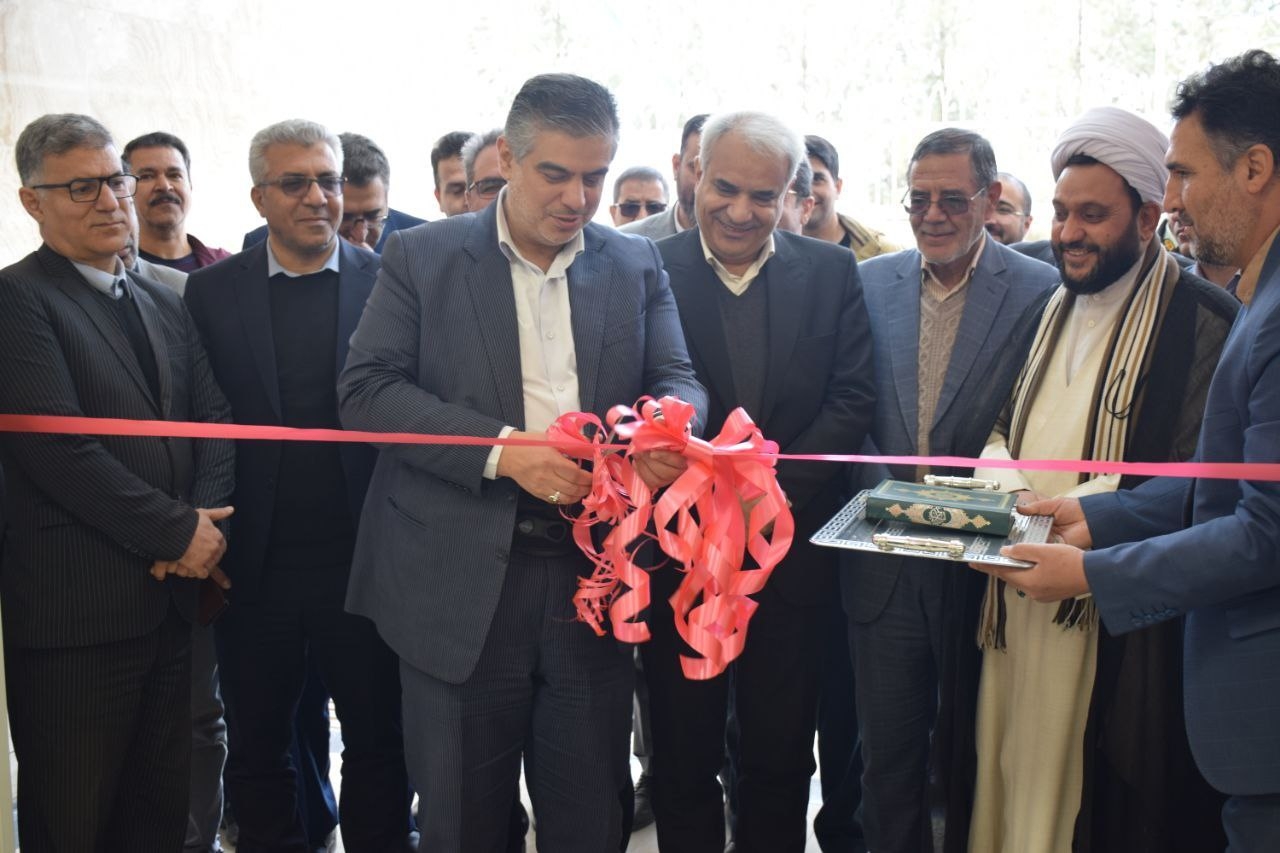 افتتاح ساختمان امور مالیاتی نیم ور