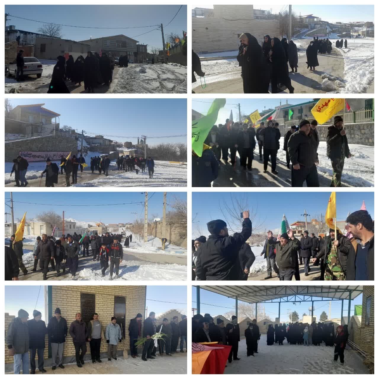 راهپیمایی باشکوه و حماسی یوم الله ۲۲ بهمن‌ماه - روستای جوشقان