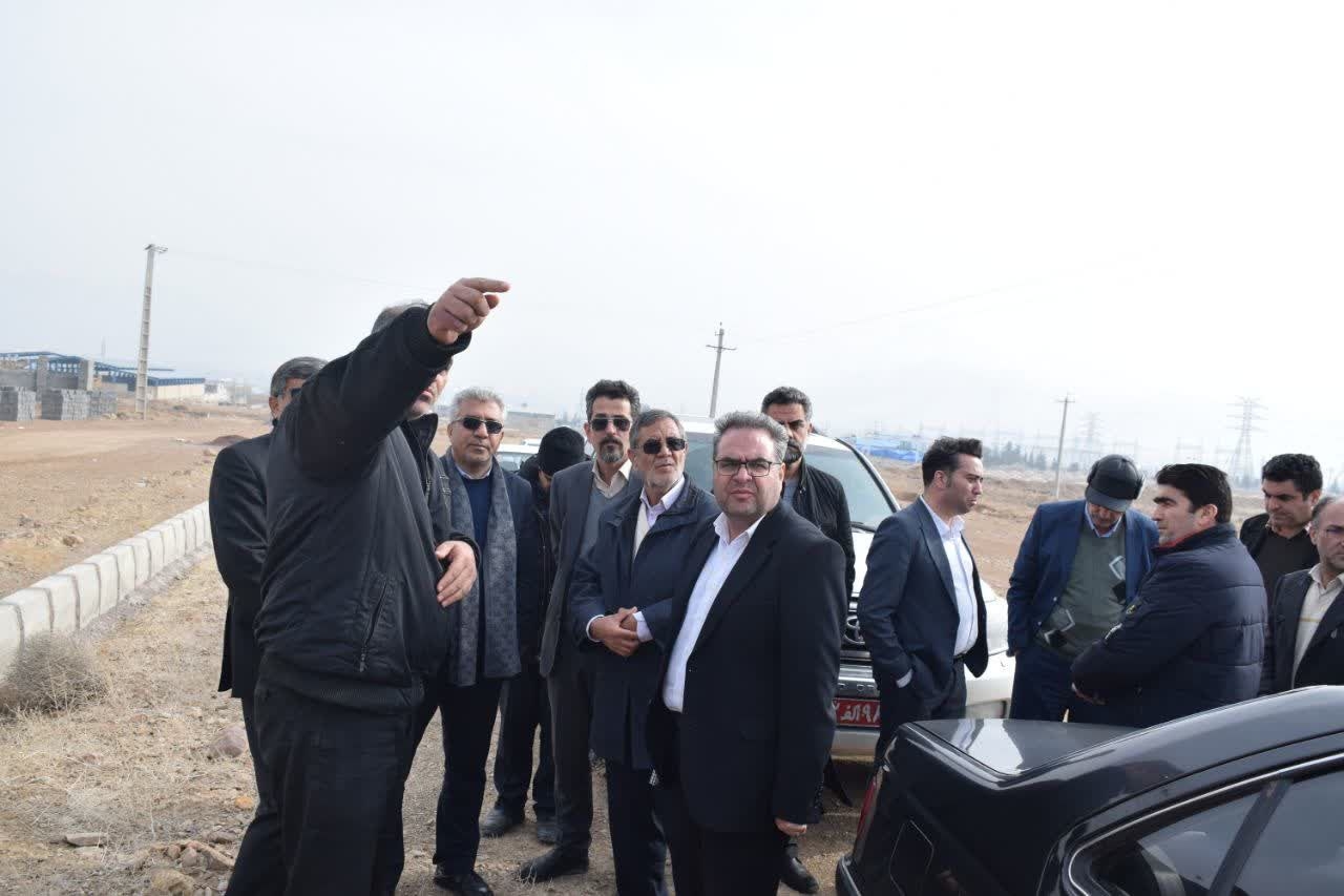 بازدید از محل پیشنهادی احداث شهرک صنعتی خصوصی
