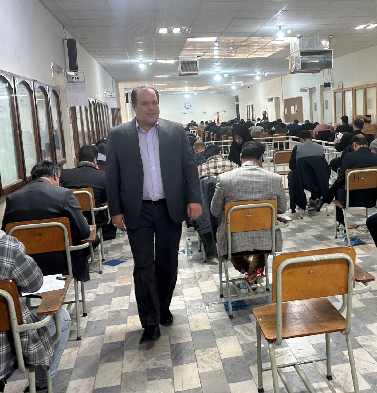 بازدید میدانی فرماندار از کنکور مقاطع ارشد و دکتری