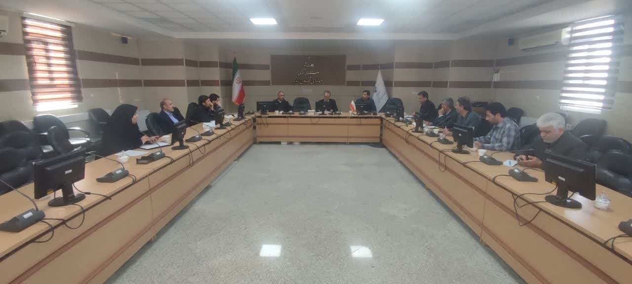 جلسه کمیسیون کارگری شهرستان  زرندیه