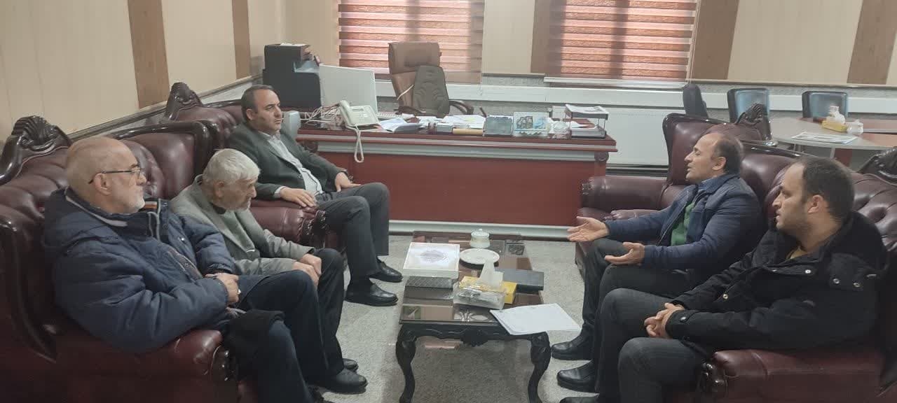 دیدار رئیس گاز با فرماندار