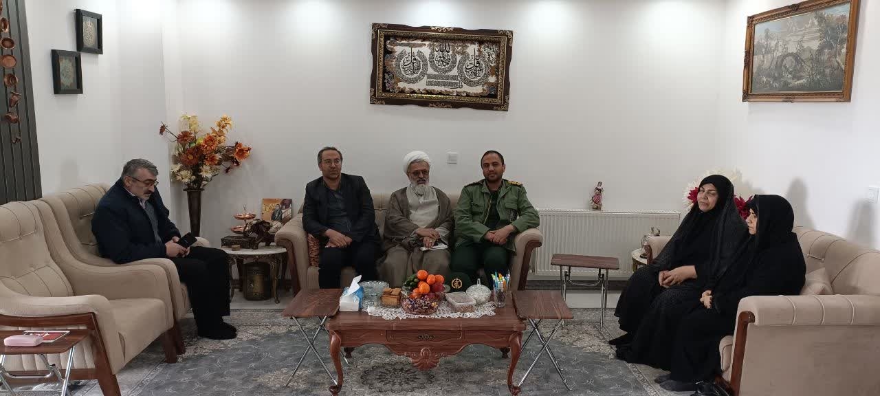 دیدار با خانواده شهید تقی سعدی