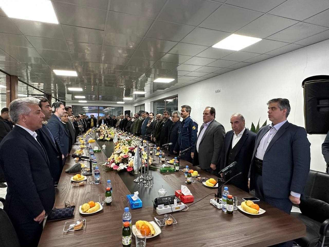 افتتاح نیروگاه خورشیدی شرکت یدک موتور ایران