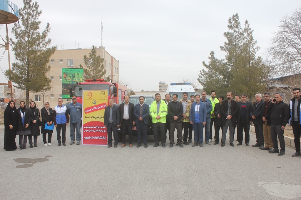 مانور بسیج سلامت نورزی در شهرستان خمین برگزار شد