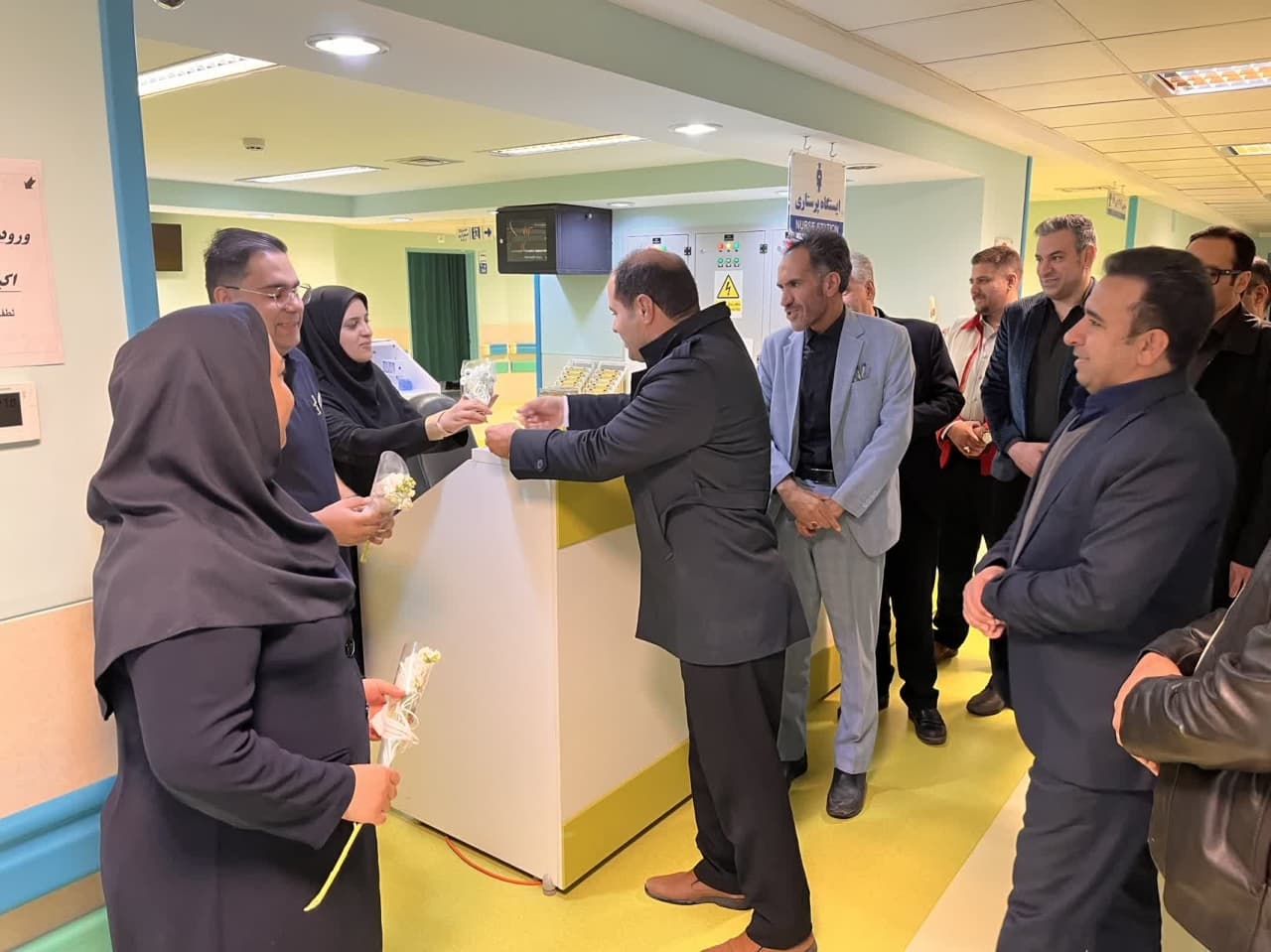 فرماندار و نماینده مردم خمین در مجلس از مرکز آموزشی درمانی فاطمه الزهرا (س) خمین بازدید کردند