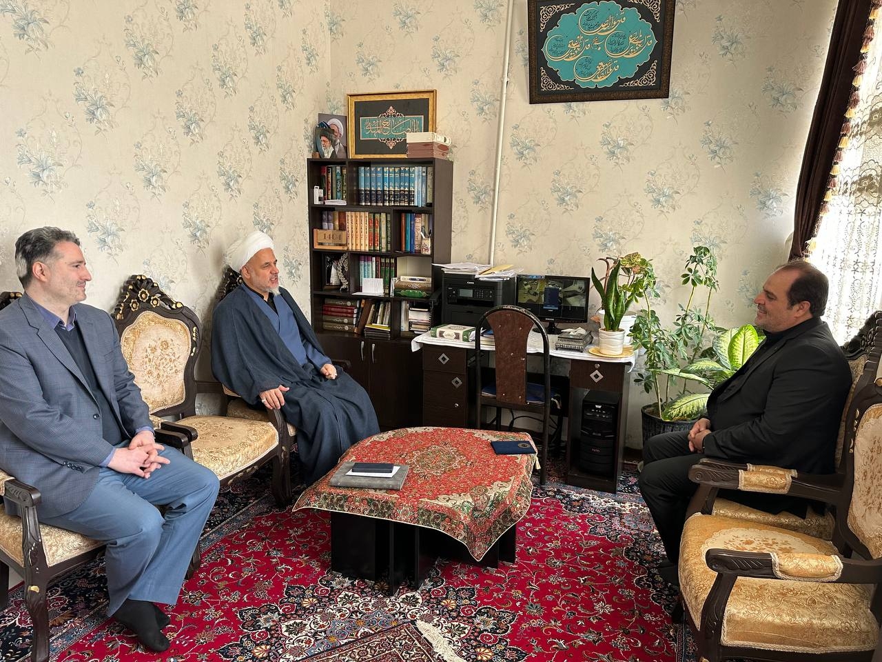 دیدار نوروزی فرماندار ویژه ساوه با امام جمعه