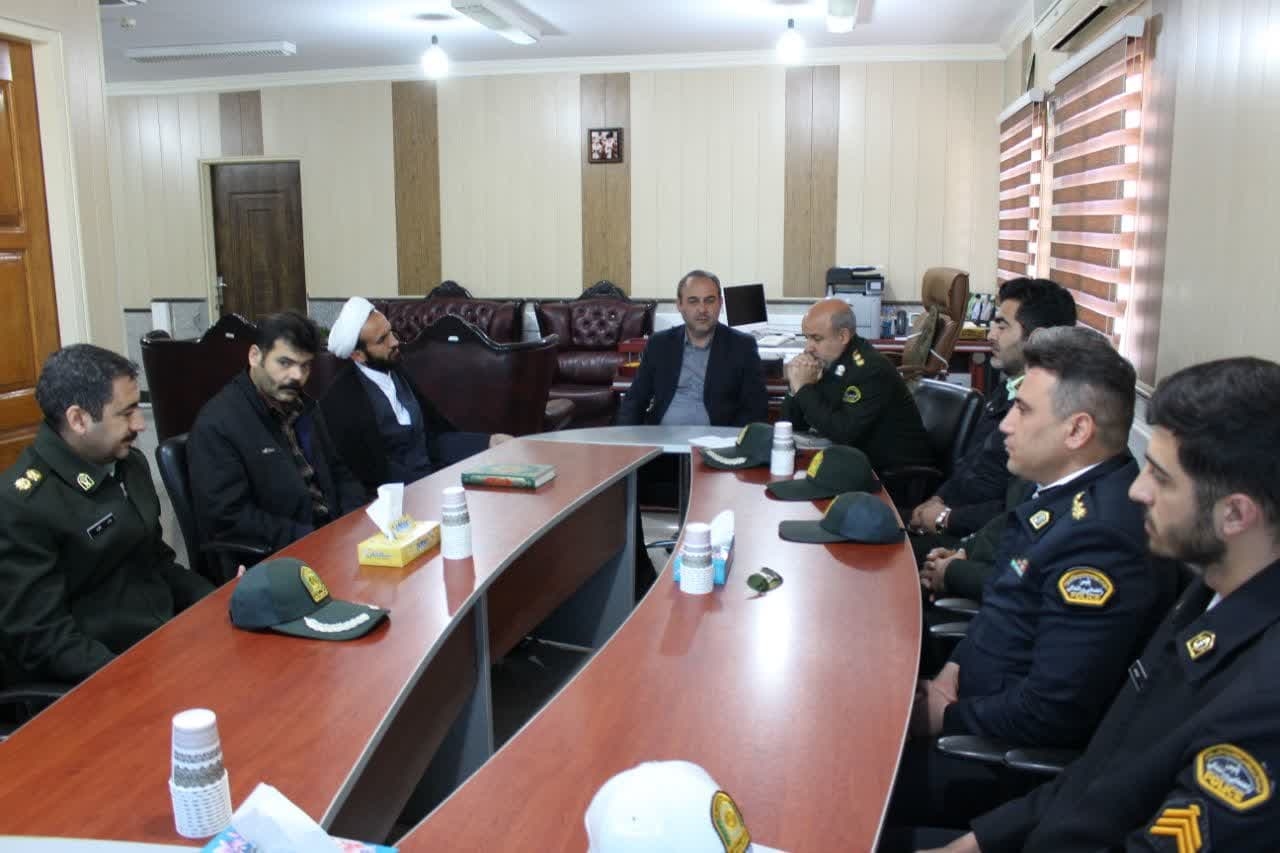 دیدار سرپرست فرماندهی انتظامی با فرماندار