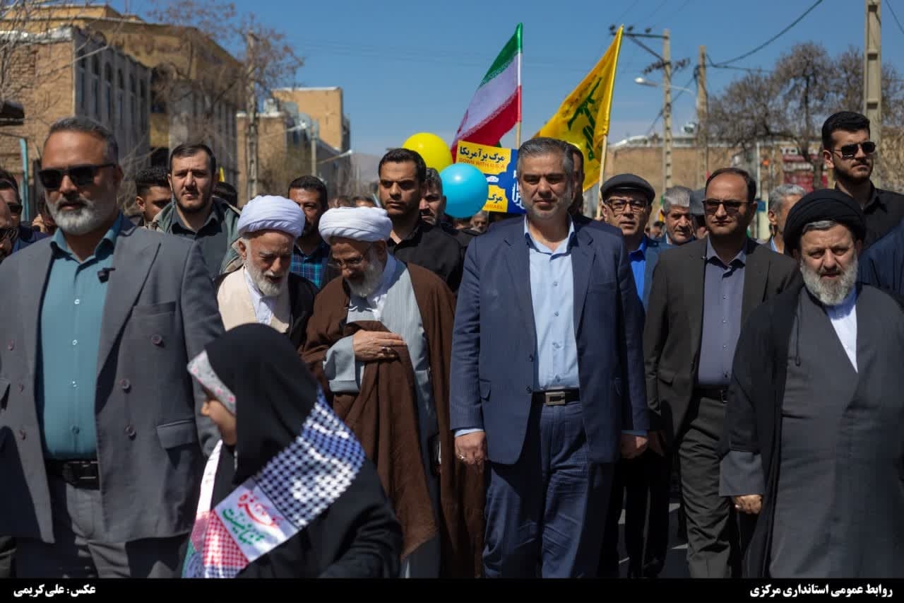 استاندار مرکزی: رژیم جعلی صهیونسیتی آینده‌ای جز نابودی ندارد