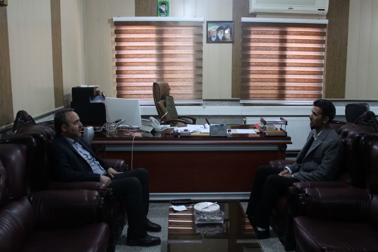 دیدار نوروزی رئیس بهزیستی با فرماندار