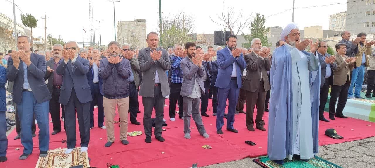 نماز عید سعید فطر 1404 شهرستان زرندیه / شهر مامونیه